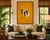 Gold Japanese Crane Wall Art, Gold Decorative Bird Print, 32" X 48" For Sale - Image 8 of 11