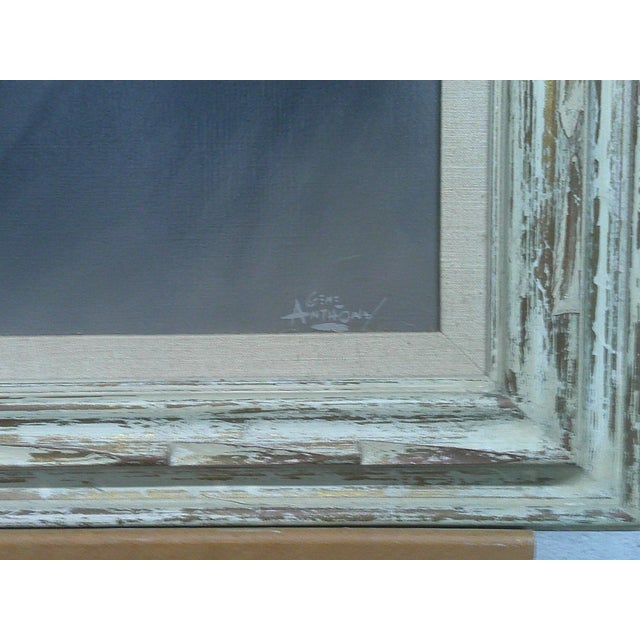 1960s 1960s Mid‑Century Modern Oil Portrait of a Gentleman For Sale - Image 5 of 9