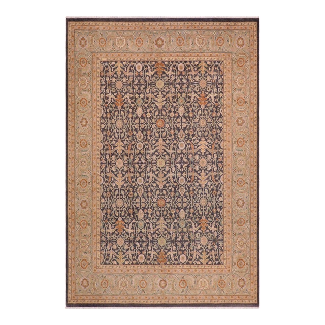 Boho Chic Charcoal/Gray Wool Rug - 8'2'' X 10'1'' For Sale