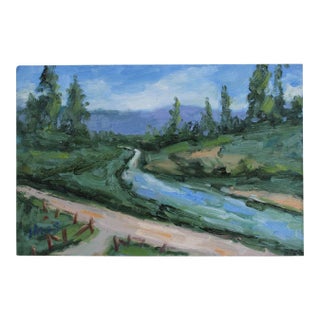 Quiet Places & Journeys — Swimming Hole (Original Oil Landscape) For Sale