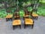 Antique Renaissance Revival Lion Northwind Carved Dining Chairs It features carved scrollwork back, lion/northwind carved...