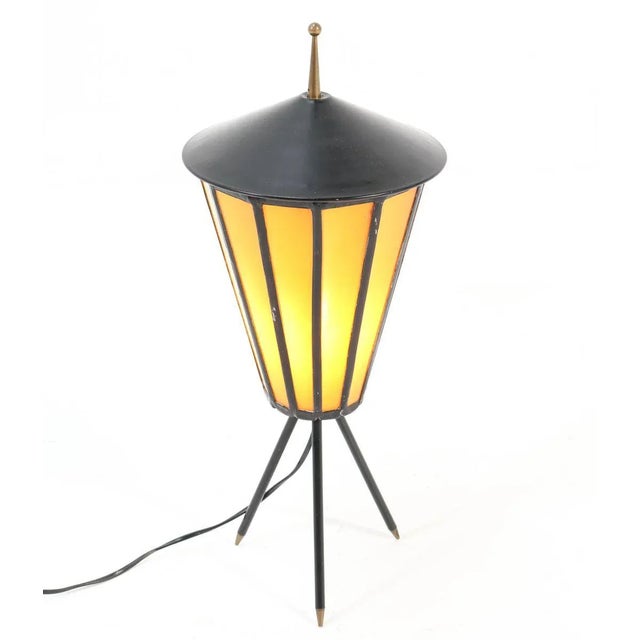 1950s French Mid-Century Modern Table Lamp, 1950s For Sale - Image 5 of 12