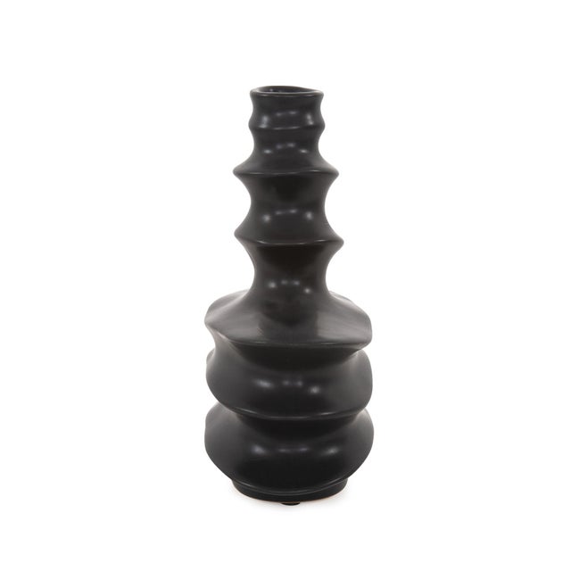 Kenneth Ludwig Chicago Cairn Abstract Vase- Short For Sale - Image 4 of 11
