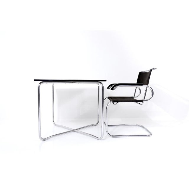 Black Vintage Bauhaus B28 Table by Marcel Breuer for Embru, 1930s For Sale - Image 8 of 18