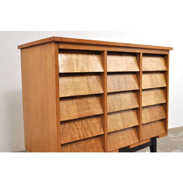 Vintage Chest of Drawers with Slanted Fronts, 1940s For Sale - Image 12 of 13