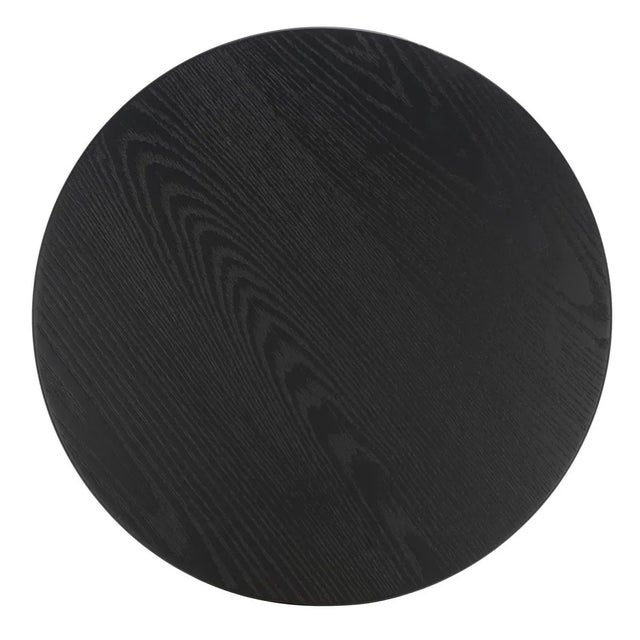 Not Yet Made - Made To Order Sasha Wood Accent Table - Black For Sale - Image 5 of 9