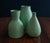 Triptych of Aqua Green Vases by Italica Ars, Florence, 1950s - Top Art - Year: Circa 1950, Florence Materials: Ceramics...