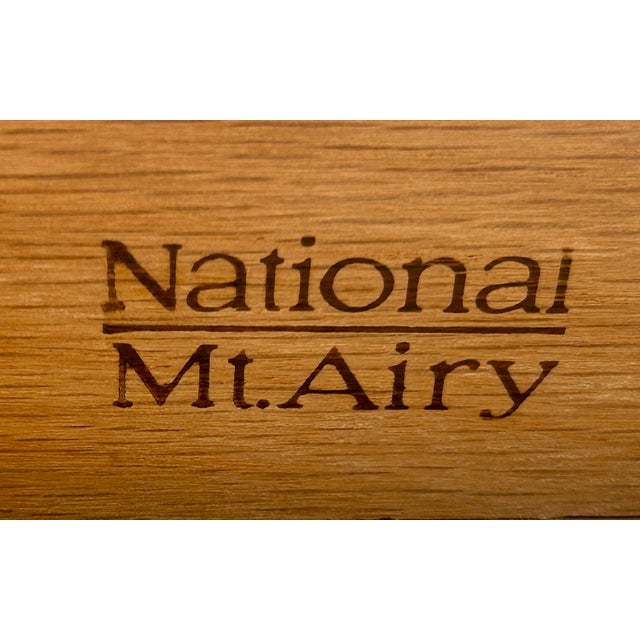 Vtg. National Mt.Airy Country French Style Three Drawer Desk/Writing Table For Sale - Image 11 of 15