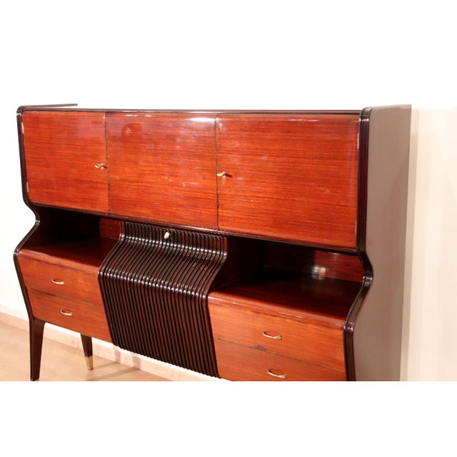 Mid-Century Sideboard in Mahogany, Rosewood and Maple by Osvaldo Borsani, Italy, 1950s For Sale - Image 18 of 18