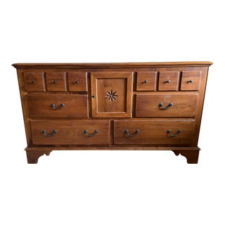 1990s Ethan Allen Country Crossings Double Dresser For Sale