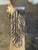 Pair of Italian Venetian Baroque Curule Stools - Hand - Carved Silvered Gilt For Sale - Image 4 of 12