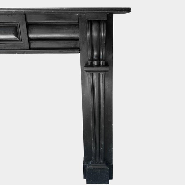 Antique Early 19th Century Irish Georgian Fireplace Mantel in Kilkenny Marble, 1820 For Sale - Image 8 of 10