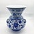 White Handmade Ceramic “Kandil” Vase (30cm) Authentic Ottoman Oil Lamp with Triple Handles – Blue & White Urn Centerpiece For Sale - Image 8 of 10
