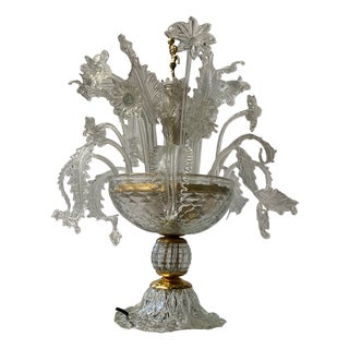 Table Lamp attributed to Barovier, 1960s For Sale
