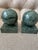 Vinage Green Marble Sphere Bookends For Sale - Image 4 of 9