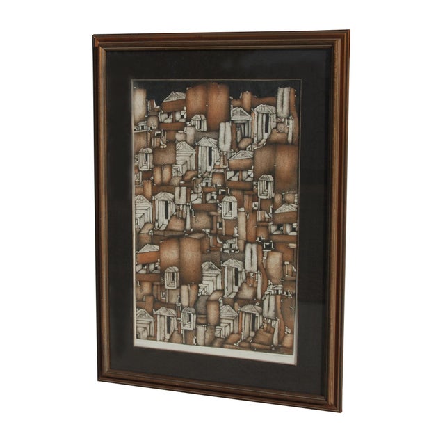 Modern 1960s Joseph Demarais Limited Edition Framed Etching, Signed and Numbered For Sale - Image 3 of 8