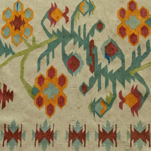 Large Vintage Anatolian Hand-Knotted Kilim Rug, Turkey, 1950s For Sale - Image 3 of 7