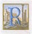 Letter r is an etching hand watercolored realized by luigi vanvitelli in 18th century. The etching belongs to the print...