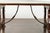 Italian 1820s Walnut Low Fratino Table with Lyre-Shaped Base and Iron Stretchers For Sale - Image 10 of 12