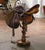 Metal Vintage Stubben Siegfried Swiss Brown Leather Horse Saddle For Sale - Image 7 of 11