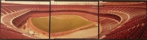 Jim Dow, Vintage Panoramic Triptych, San Francisco Candlestick Park Color Photograph, 1982