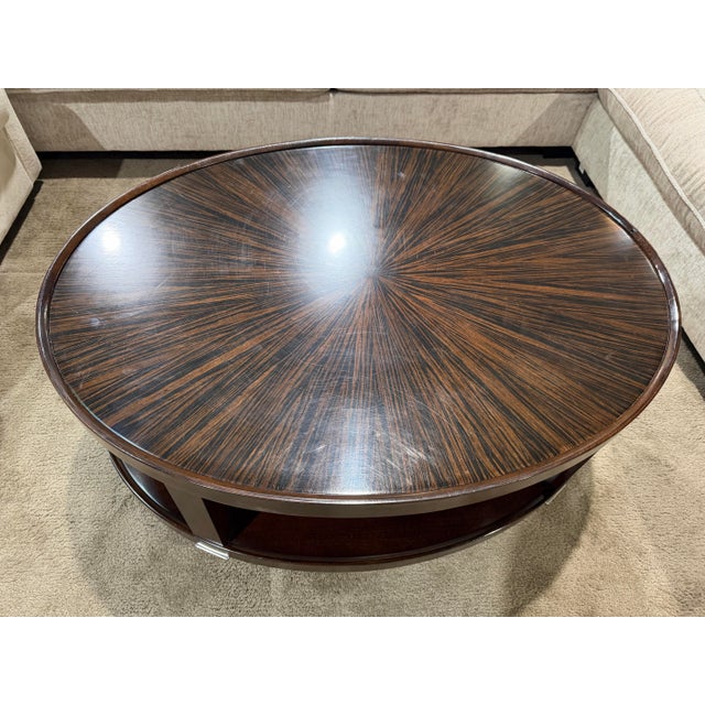 2020s Thomasville Dark Brown Coffee Table For Sale - Image 5 of 7