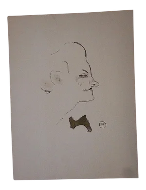 Vintage Toulouse Lautrec Folio Size Lithograph