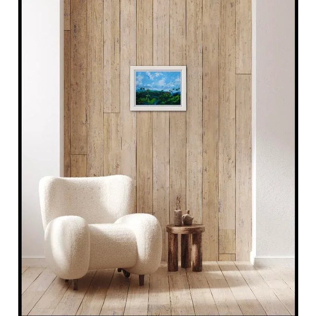 Wood Upcountry Maui, Modern Impressionist Oil Painting For Sale - Image 7 of 7