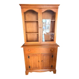 1950s Heywood-Wakefield Mid-Century Hutch / China Cabinet For Sale