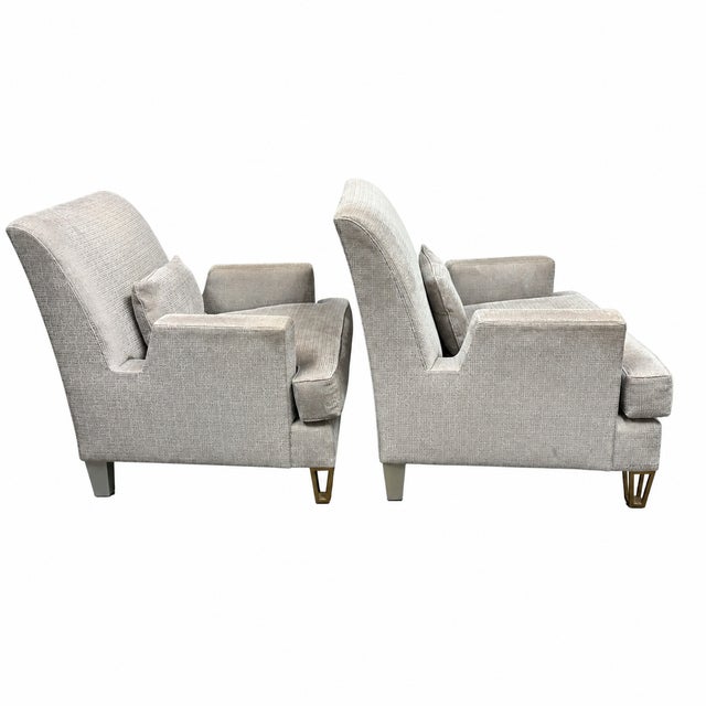 Jean-Louis Deniot for Baker Furniture Almandine Lounge Chairs, Pair For Sale In San Francisco - Image 6 of 12