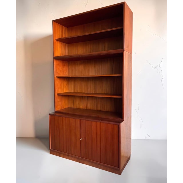 Mid-Century Modern Mid-Century Modern Bookcase in Teak from Bornhold, Germany, 1960s For Sale - Image 3 of 18