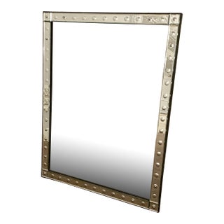 French Venetian Style Verre Eglomise Wall Mirror For Sale