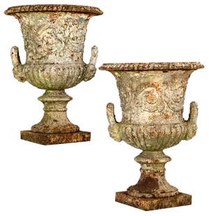 Campana Urns by Andrew Handyside, Set of 2
