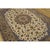 Beige 1950s Fine Traditional Beige Field Floral Vintage Isfahan Wool Silk Carpet Rug For Sale - Image 8 of 10