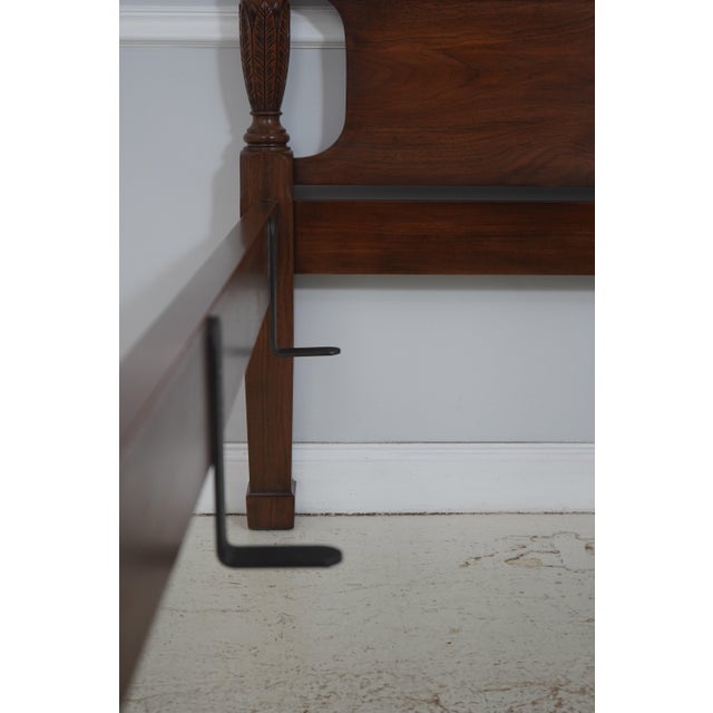 Henkel Harris Walnut Queen Size Poster Bed For Sale - Image 10 of 16