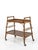Bamboo and Wood Serving Cart, 1960s, in Very Good conditions. Designed 1960 to 1969