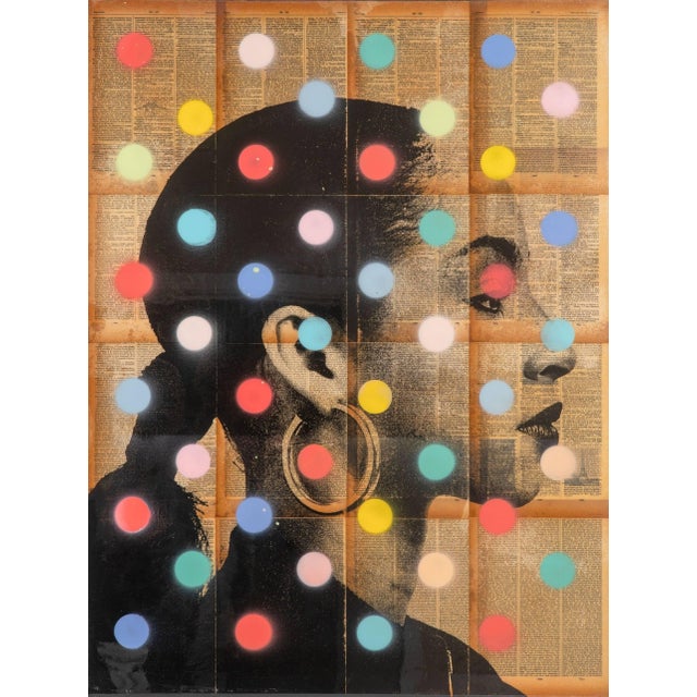 Figurative Sade Pop Art Portrait Painting by Dane Shue For Sale - Image 3 of 3