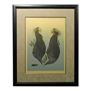 Frank Howell "Genesis" Framed 1983 Hand Signed Fine Artwork