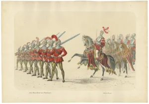 Bernese Elite The Flamberge Guards and Grand Cavalcade, 1855, Paper