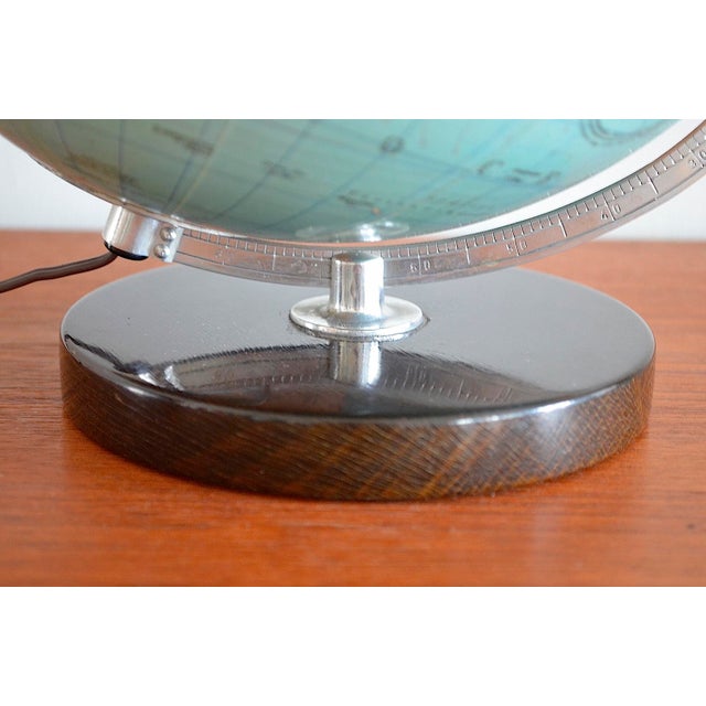 Illuminated Glass Globe from EN Columbus Globus Ehapa, Denmark, 1950s For Sale - Image 10 of 11