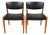 Ejner Larsen & Aksel Bender Madsen Teak Side Dining Chairs for Willy Beck, 1950 For Sale