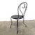Early 21st Century Vintage Black French Metal Outdoor Chairs - Set of 4 For Sale - Image 5 of 11