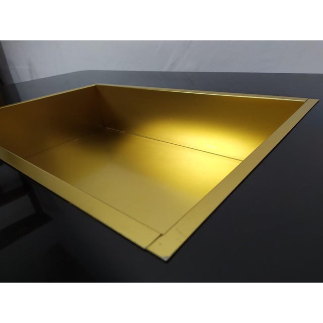 Black & Gold Coffee Table, 1970s For Sale - Image 15 of 18