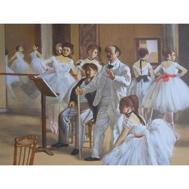 After Edgar Degas, The Dance Class, Lithograph For Sale - Image 4 of 5