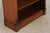 1990s English Style Walnut Open Bookcase For Sale - Image 5 of 11
