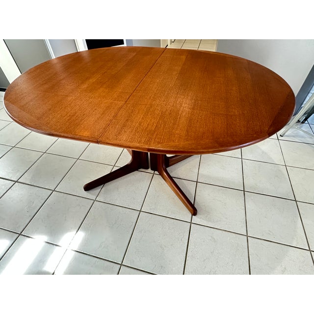 1960s Scandinavian Extendable Dining Table in Teak attributed to Niels Otto (N. O.) Møller for CS Mobelfabrik, Denmark, 1960 For Sale - Image 5 of 18