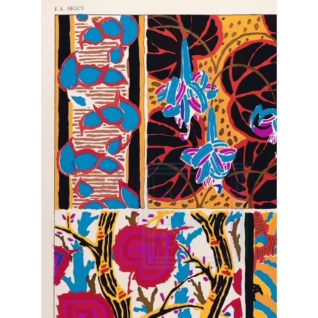 All Edges Gilt's edition of Séguy's Suggestions pour Étoffes et Tapis (Suggestions for Stuffs and Carpets) Plate 7 E. A....