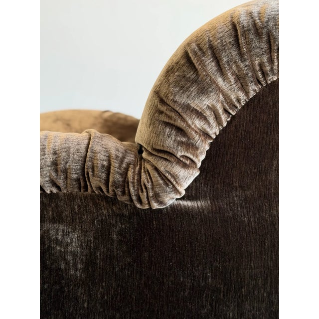 1980s Scoop Lounge Chair and Ottoman For Sale - Image 13 of 14