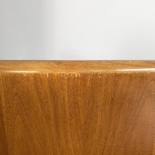 Italian Modern Brown Leather and Wood Armchairs from Azucena, 1970s, Set of 12 For Sale - Image 12 of 15