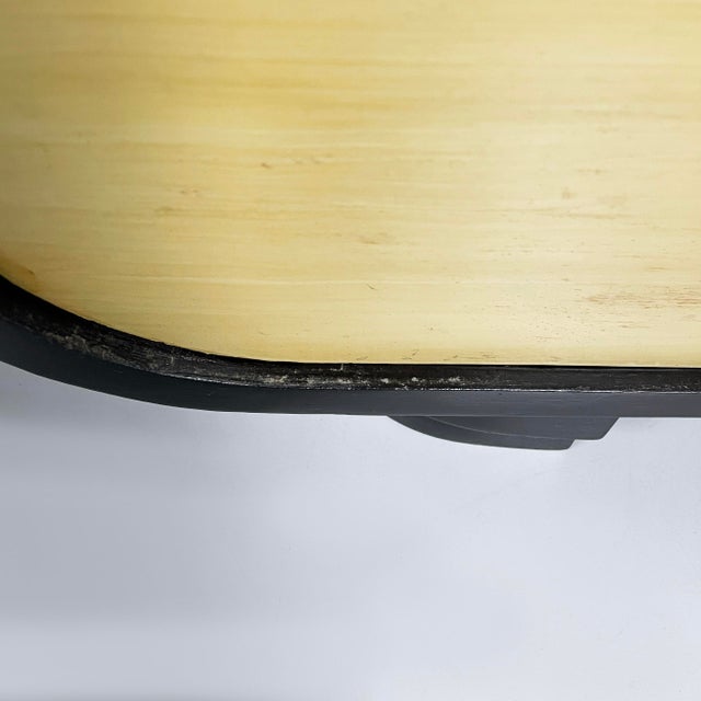 Art Deco Italian Chest of Drawers in Light and Black Wood, 1930s For Sale - Image 16 of 18